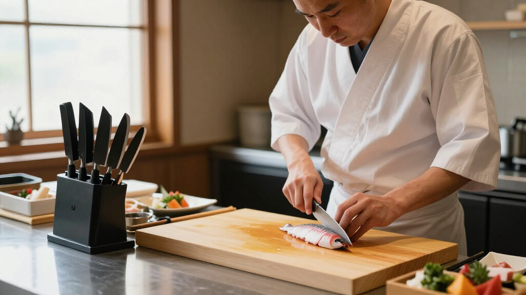 high end japanese chef knife set for serious cooks