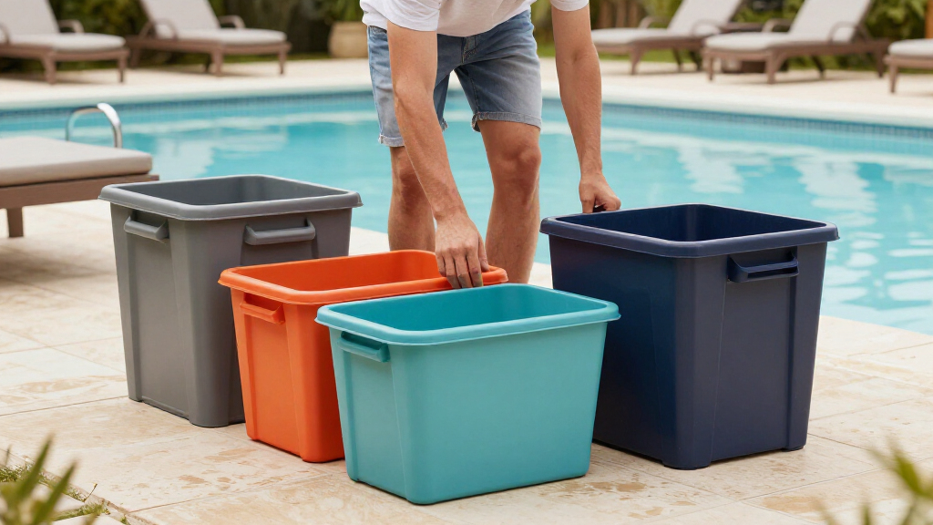 poolside storage solutions