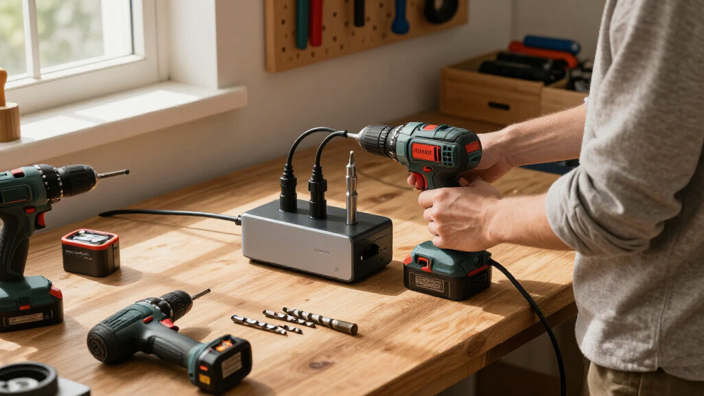 charging station for cordless tools