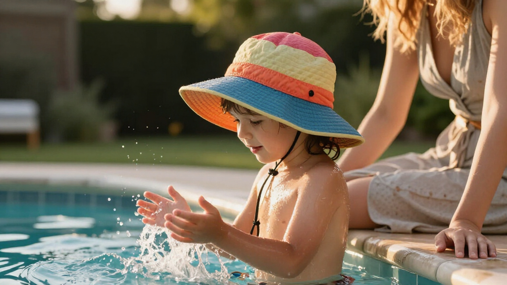 kids sun hats for pool