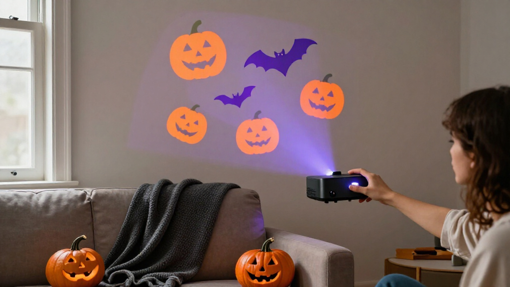 Halloween smart light projectors
