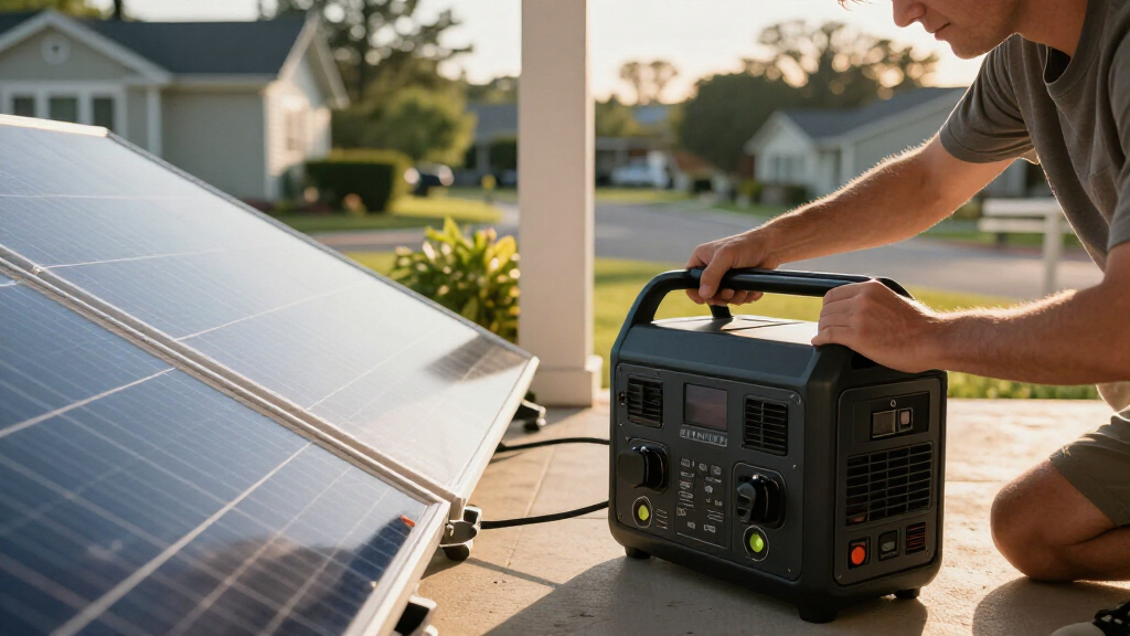 solar generator kit for hurricane preparedness