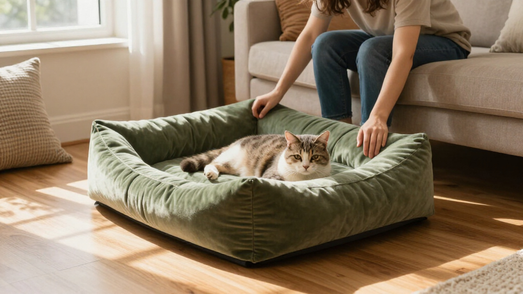 premium orthopedic cat beds