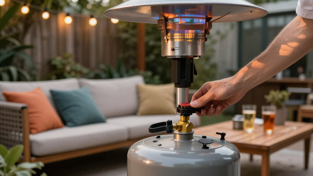 propane patio heaters with safety shutoff