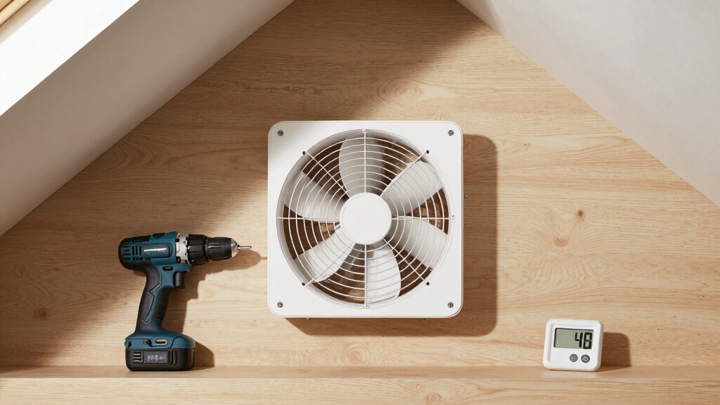 best attic fan for reducing summer attic heat