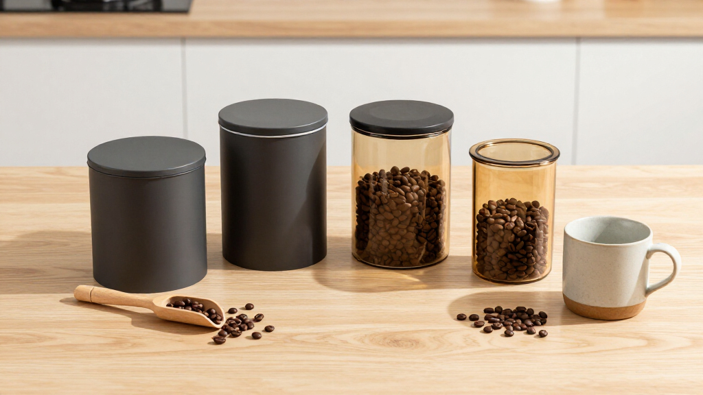 coffee bean storage canisters