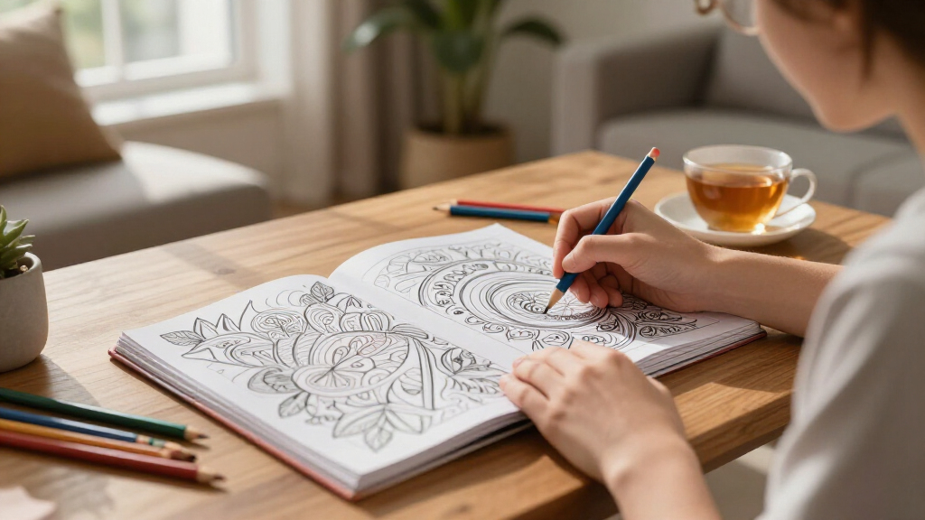 adult coloring books for stress relief