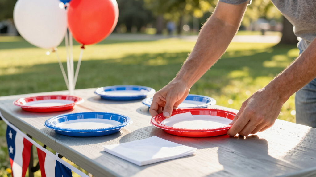 patriotic outdoor party supplies