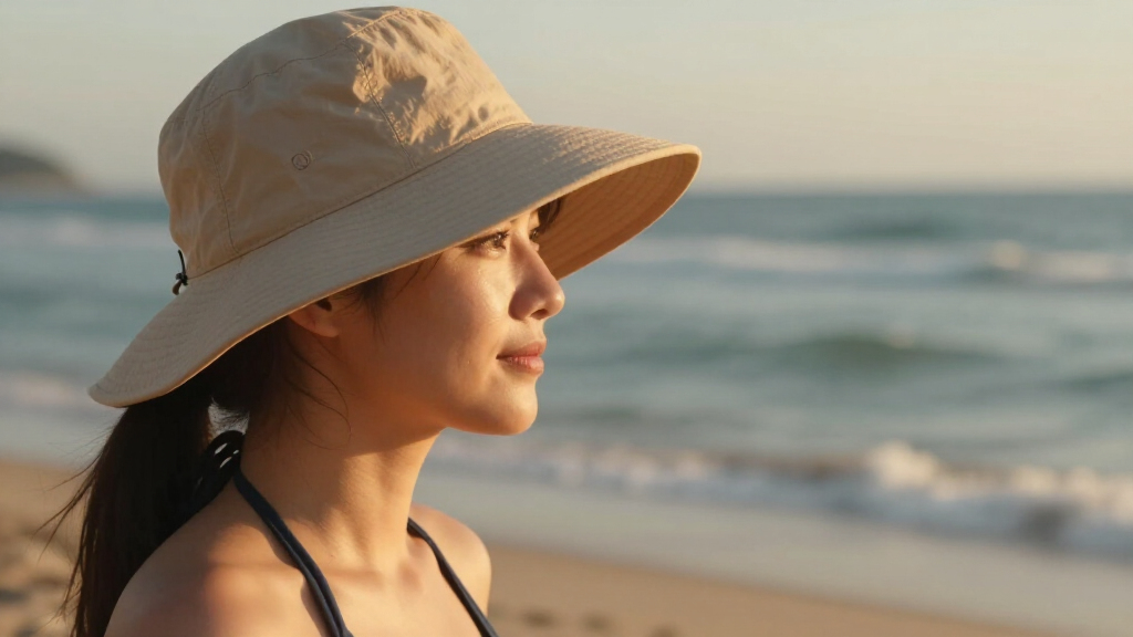 widebrim swim visor hat