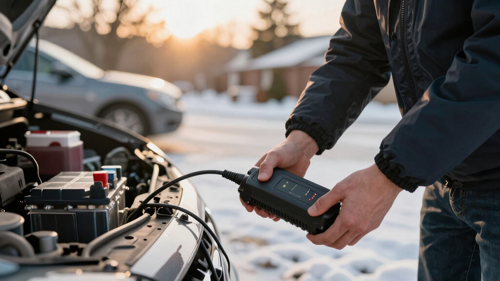 portable car battery charger winter ready
