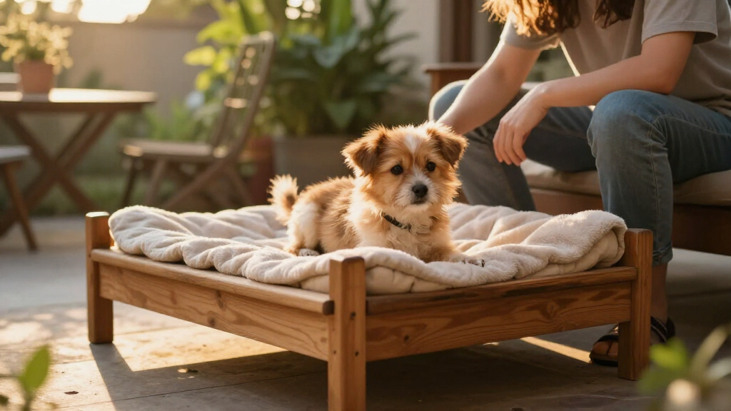 best elevated dog cot training platform