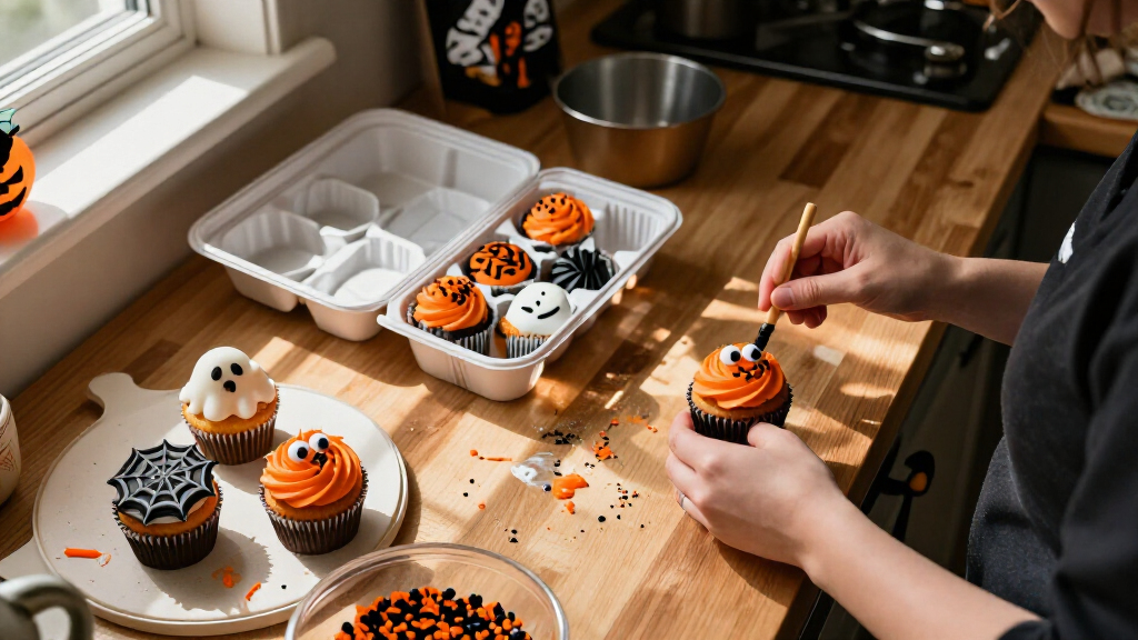 Halloween cupcake decorating kits