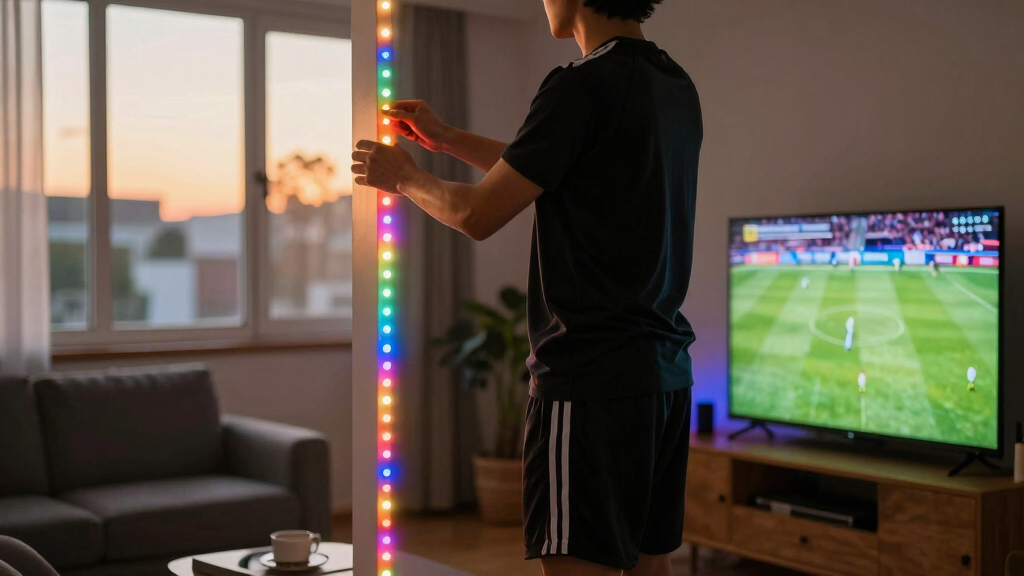 soccer fan LED light strips