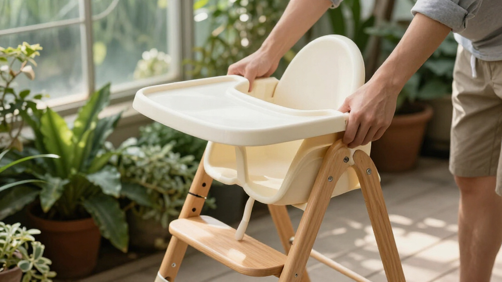 foldflat high chairs for small spaces