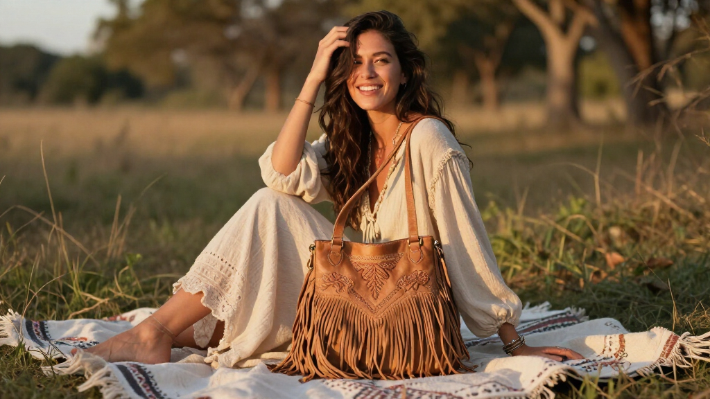 boho fringe bags