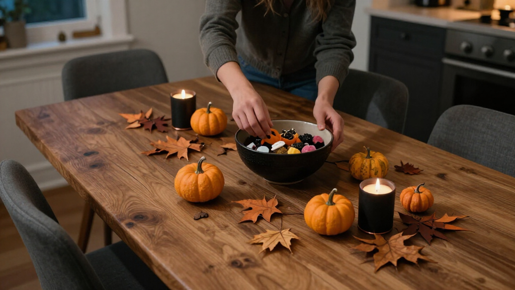 Halloween tabletop decorations