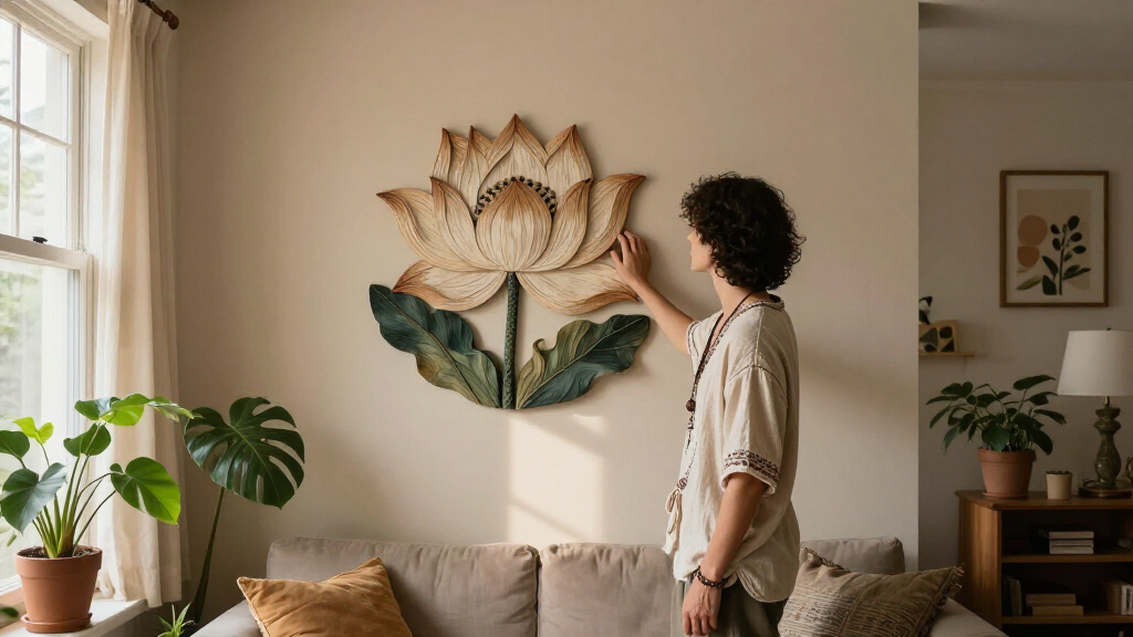 best lotus wall art large