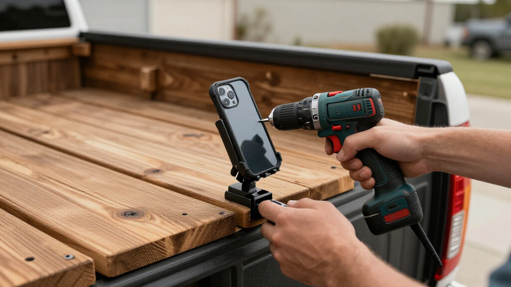 truck bed phone mounts