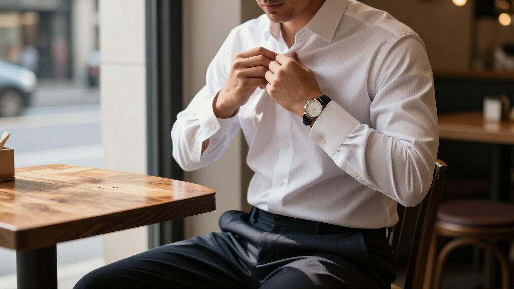 men's slim fit dress shirts