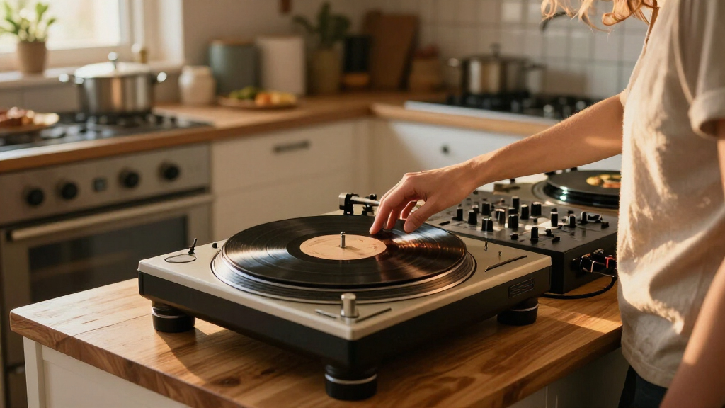 dj turntable for scratching