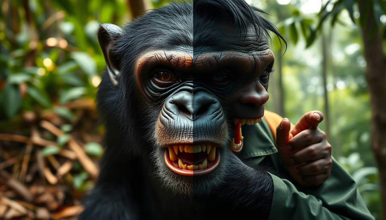 Comparative Analysis: Chimpanzee Aggression vs. Human Aggression