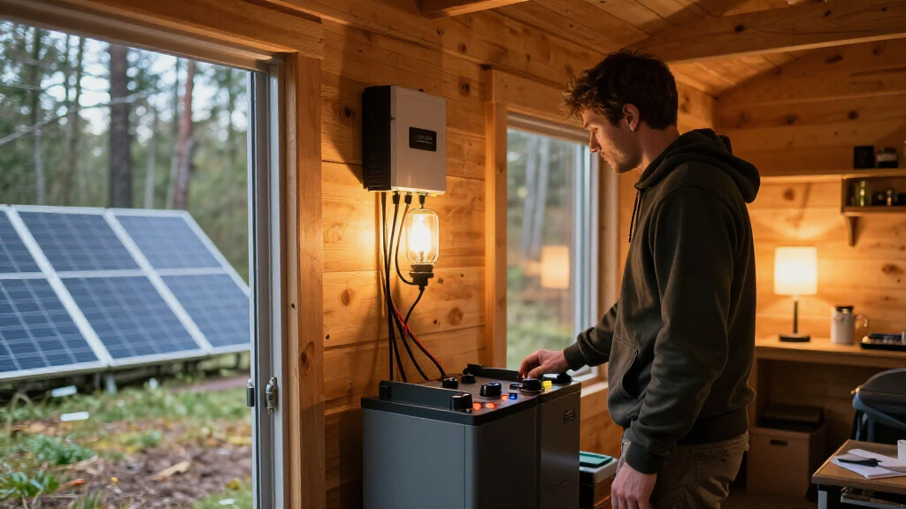off-grid solar battery banks
