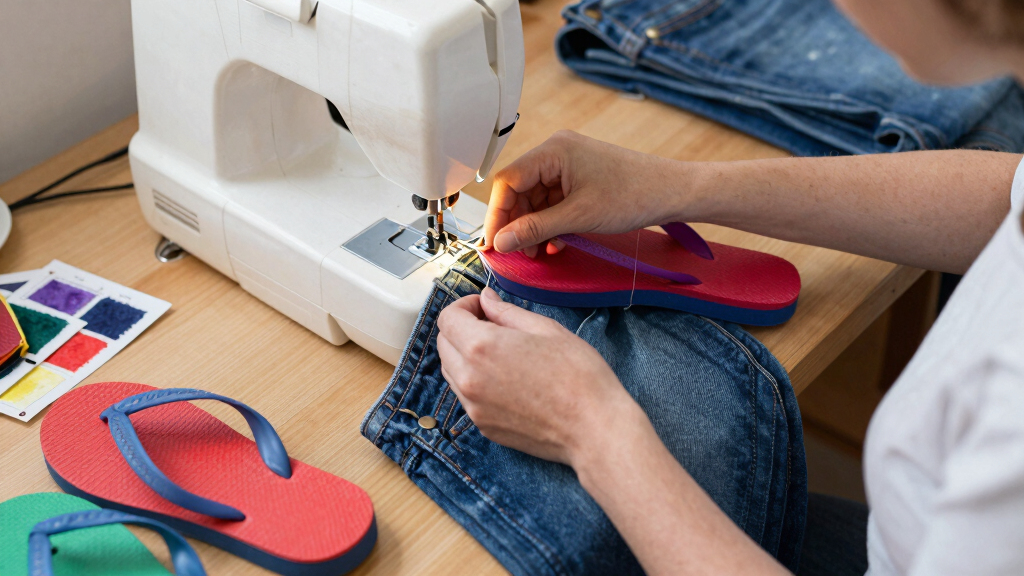 best flip-flops for jeans