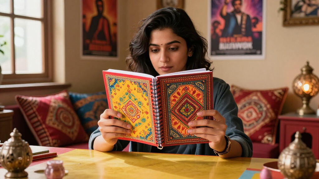 Bollywood-themed notebooks
