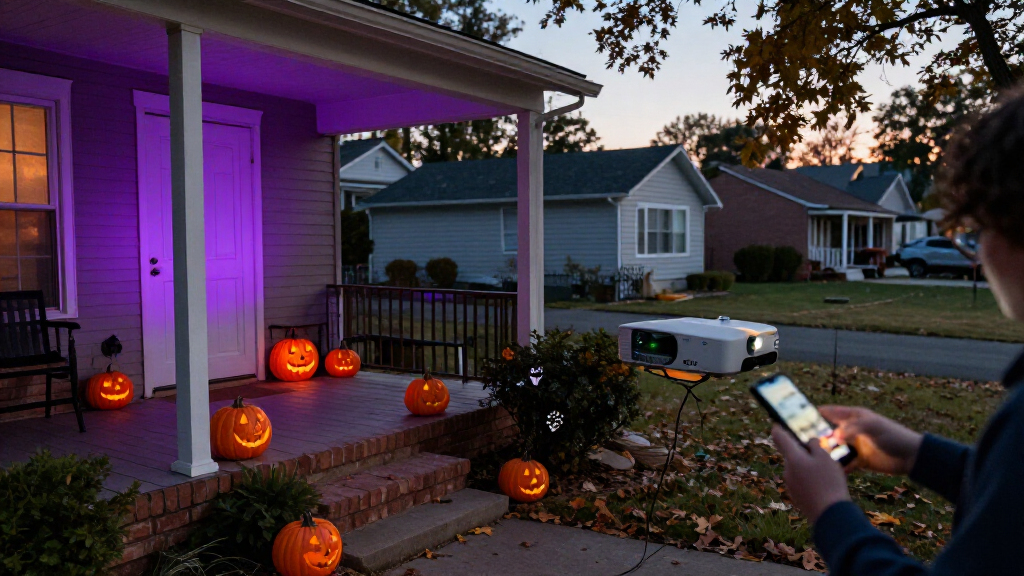 smart Halloween projectors
