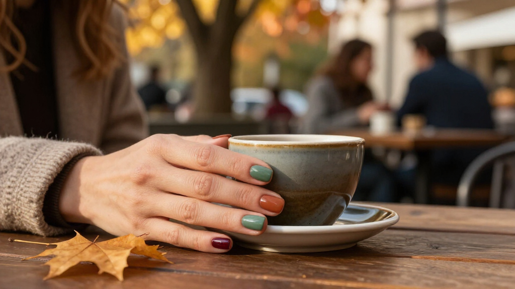 best minimalist autumn nail colors