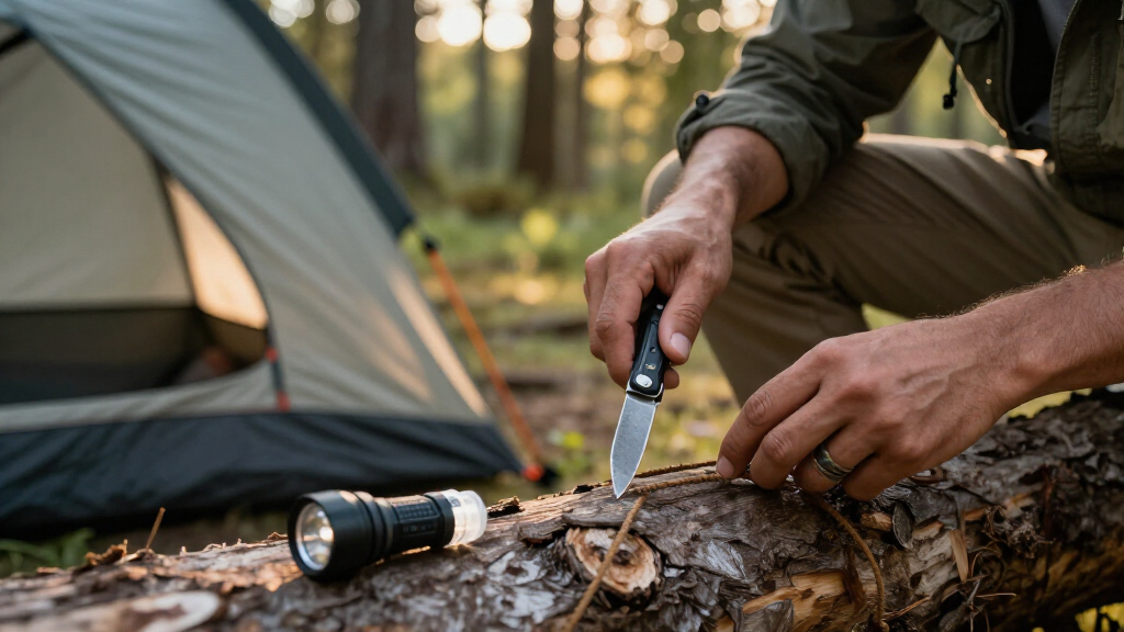 best EDC pocket knives and flashlights