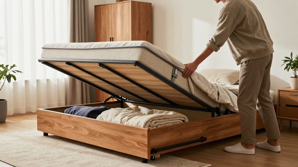 best lift-up storage beds