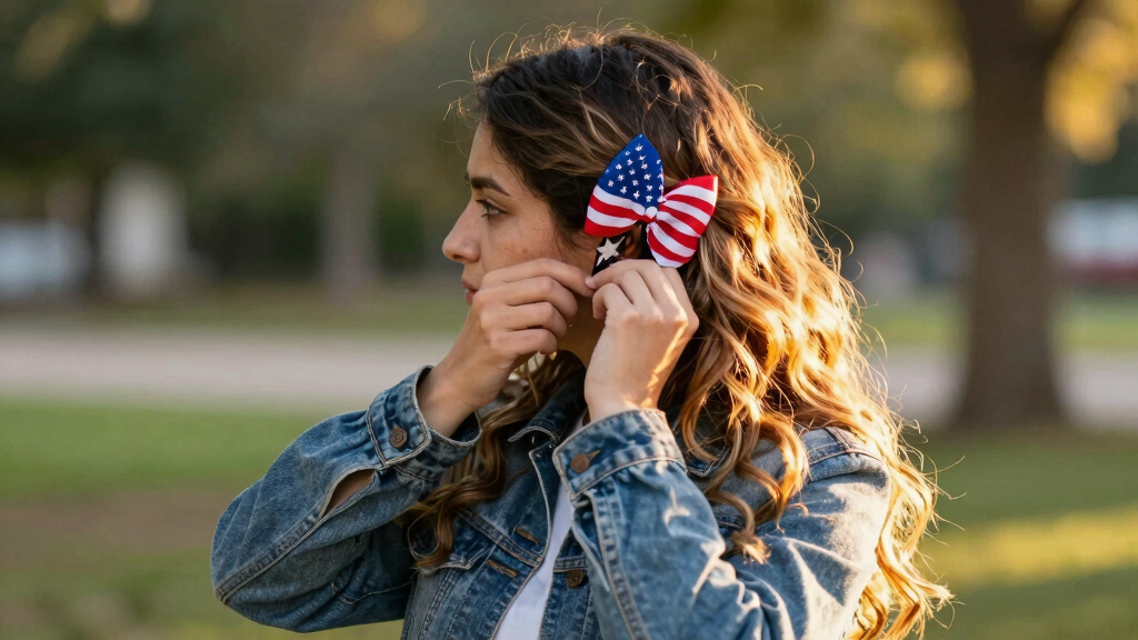 patriotic hair accessories