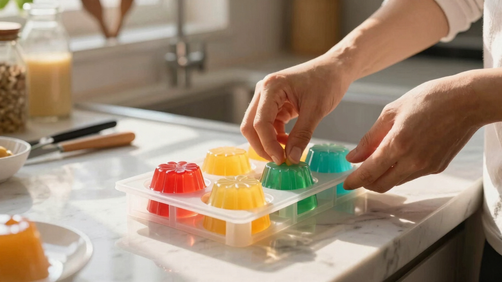 gelatin dessert mold sets