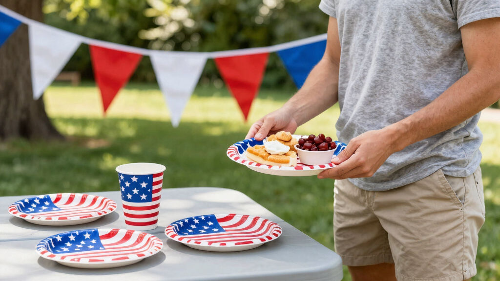 patriotic outdoor party supplies