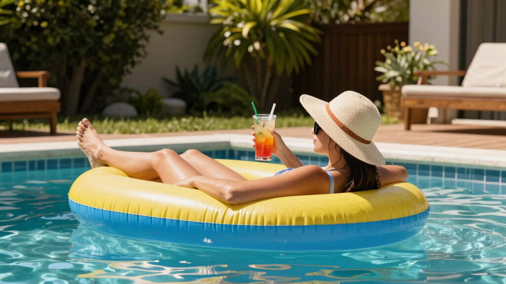 inflatable pool floats