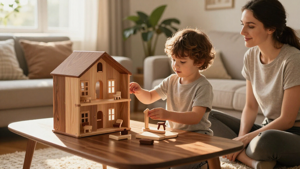 premium wooden dollhouse sets