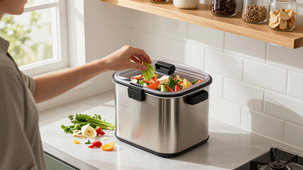 electric compost bin for kitchen