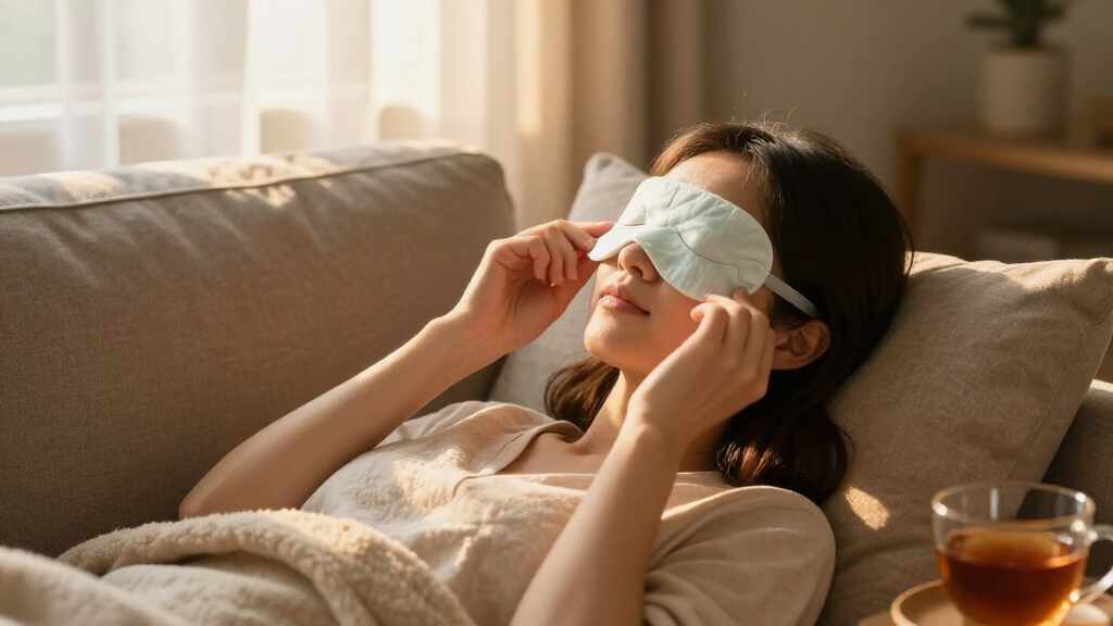 heated eye mask for dry eye comfort