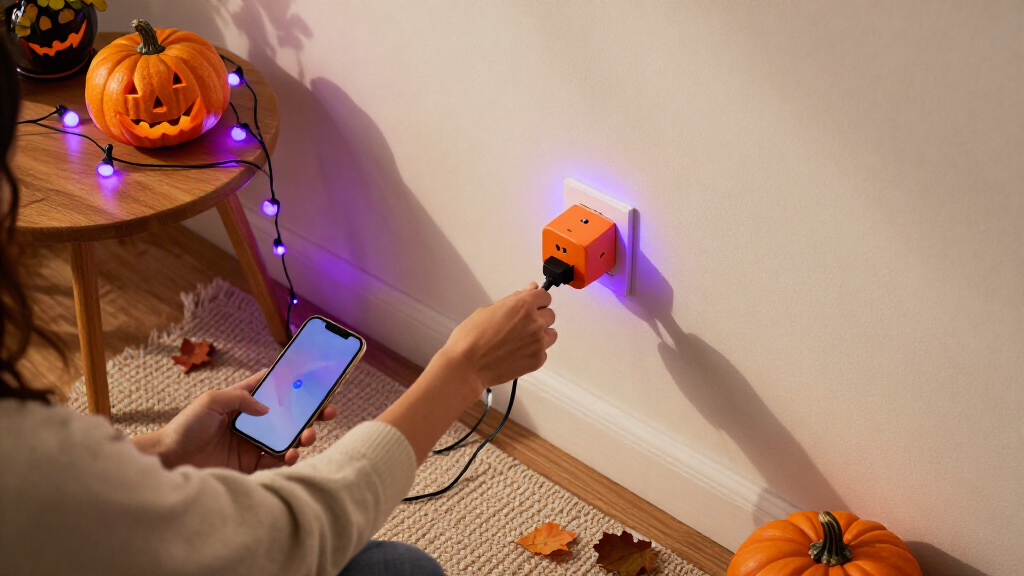 smart Halloween plugs
