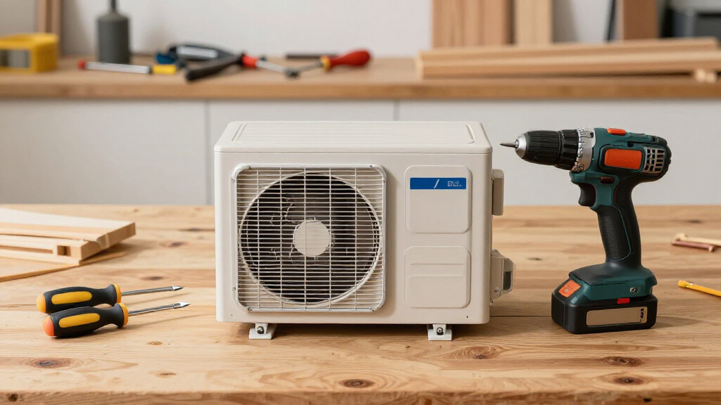 mini split heat pump for workshop