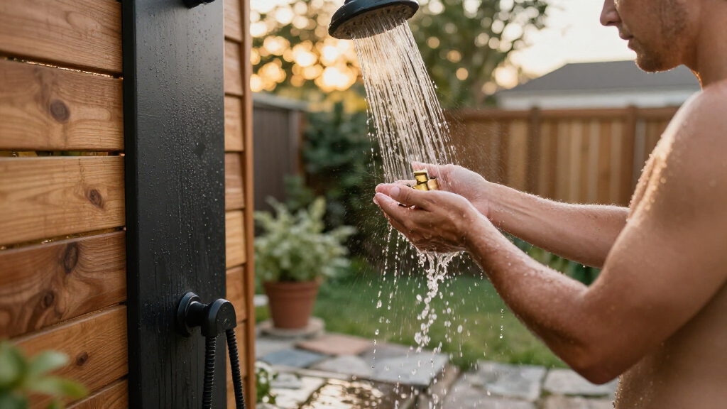 outdoor shower kit