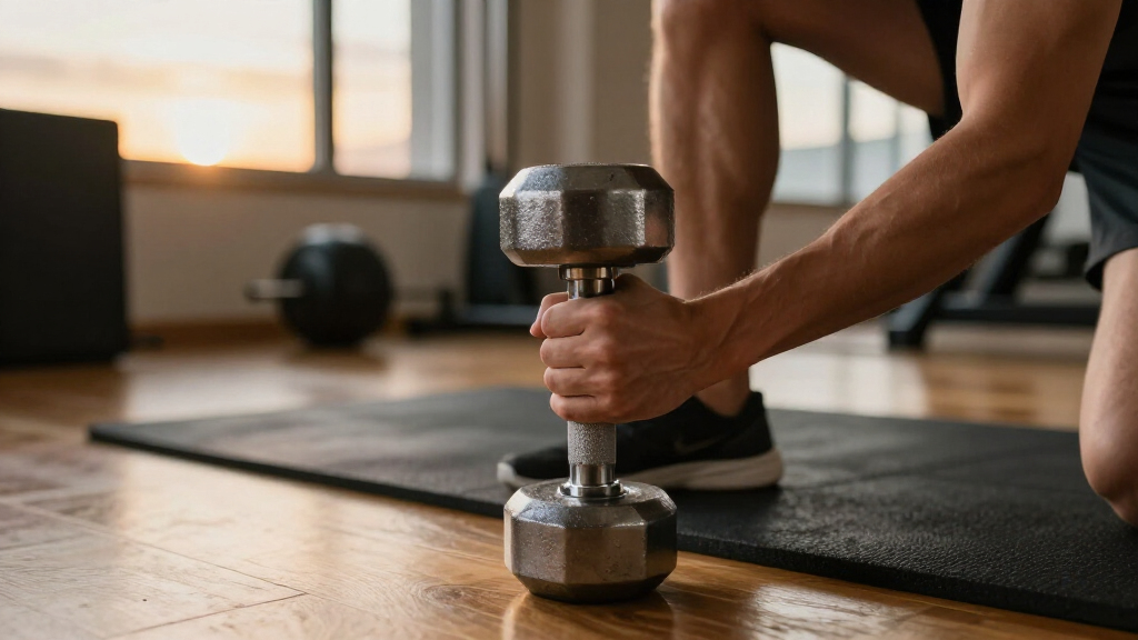 adjustable dumbbell set