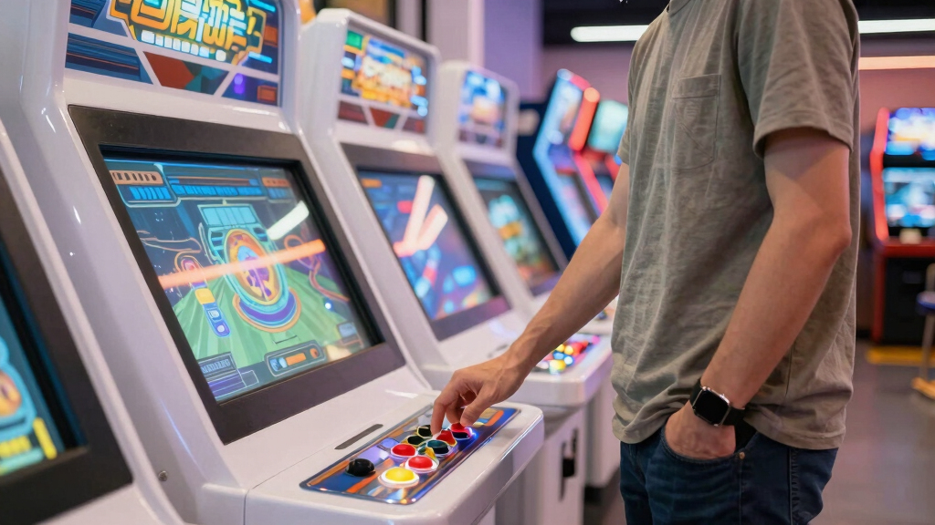 arcade machine with multiple games
