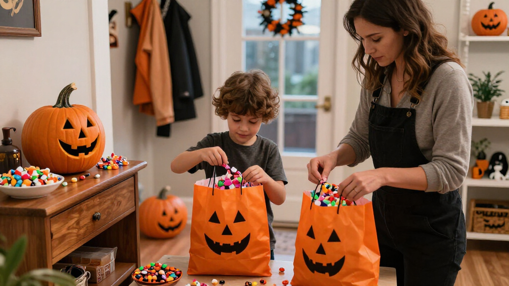 Halloween candy bags