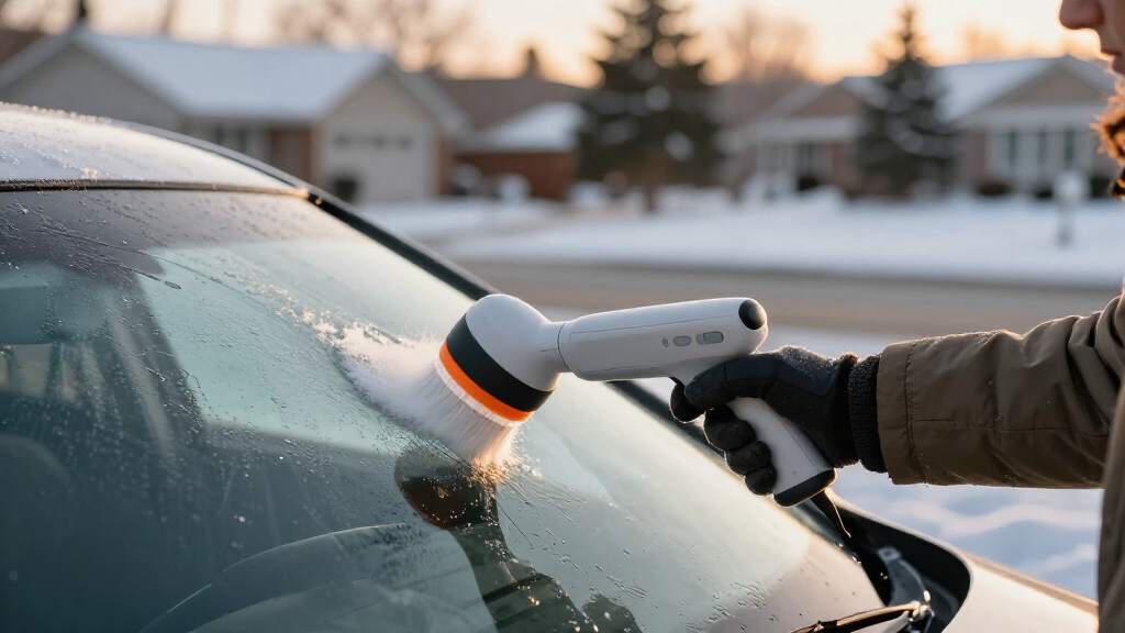 winter windshield de icer tools