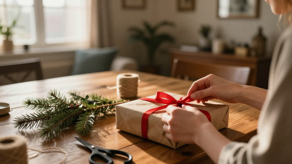 early holiday gift wrap supplies