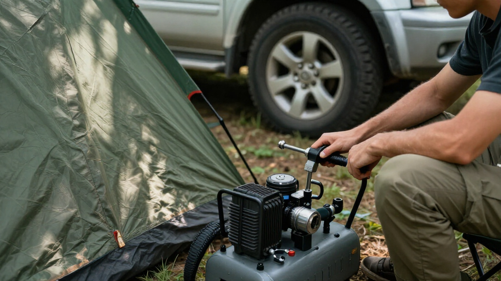 portable air compressor for car camping