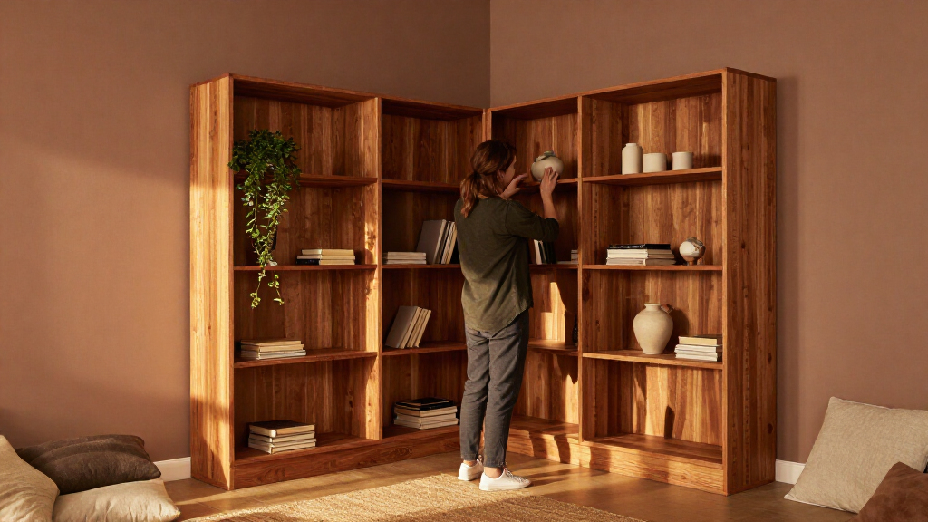 best expandable corner bookshelves