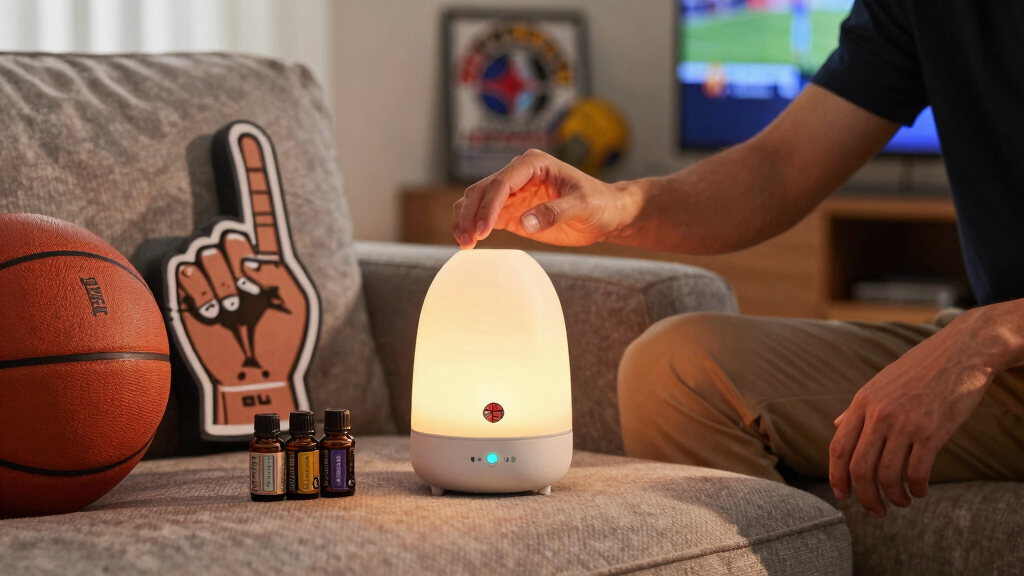 aromatherapy diffuser for sports fans